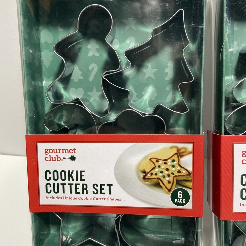 Lot Of Two Christmas Cookie Cutter Set. gallery