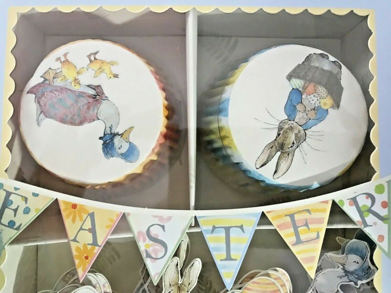 New Peter Rabbit Easter Cupcake Kit - 24 Cupcake Cases and 24 Toppers gallery