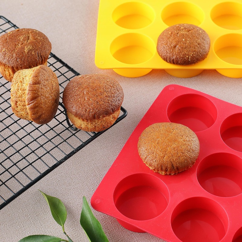 2PCS Silicone Oreo Cookie Chocolate Molds 12-Cavity Round Silicone Baking Mold f gallery