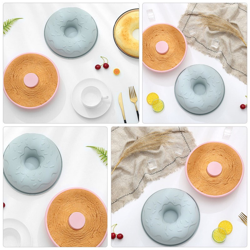 Mousse Cake Silicone Cake Bagel Maker Non-Stick Donut Baking gallery
