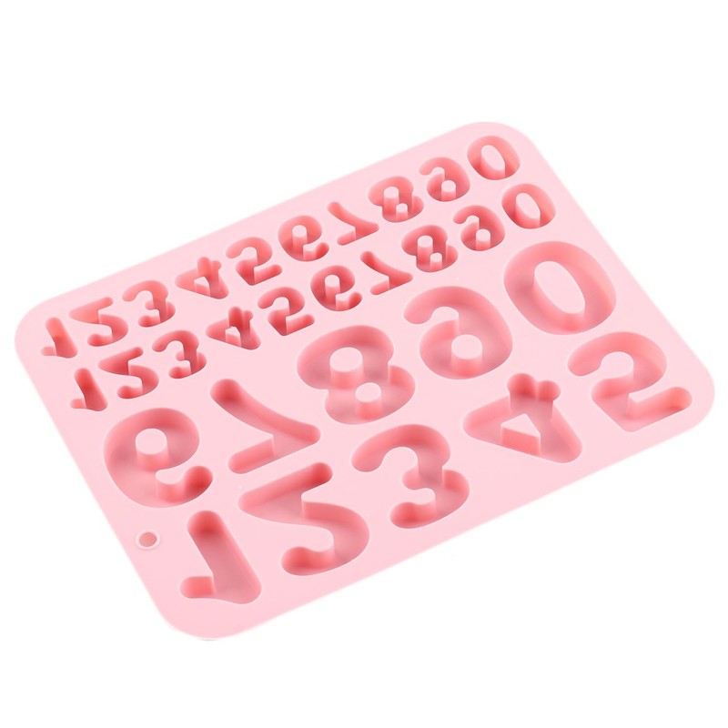 30 Cavity Small Size 0-9 Digital Silicone Candy Molds gallery