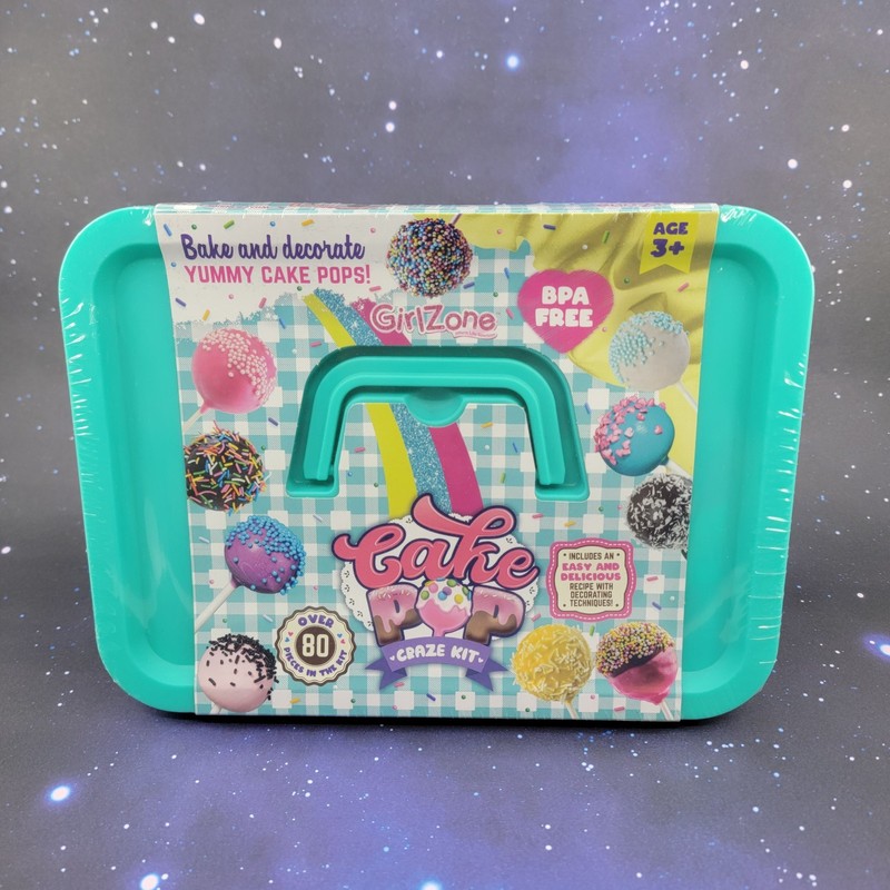 Cake Pop Craze Kit, Baking Set for Kids Ages 10–12 with Cake Pop Mold, Stand