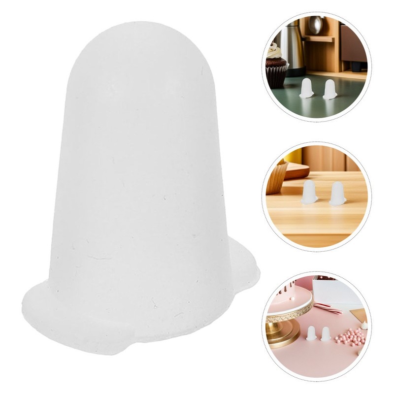 6 Pcs Storage Caps for Piping Tips Pastry Bag Leak Stopper
