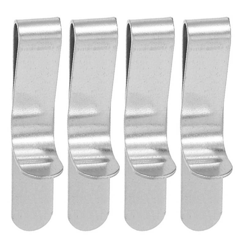 4Pcs Stainless Steel Extensible Cake Clips for Dessert Baking