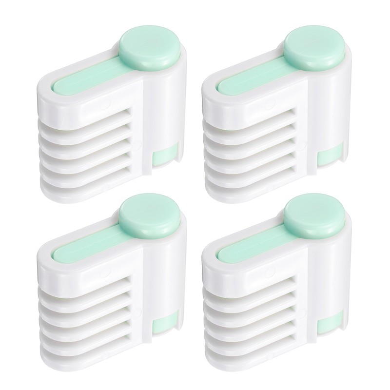 4 Pcs Cake Leveler Slicer, DIY Cake Slicer, 5 Layers Bread Leveler, Light Green