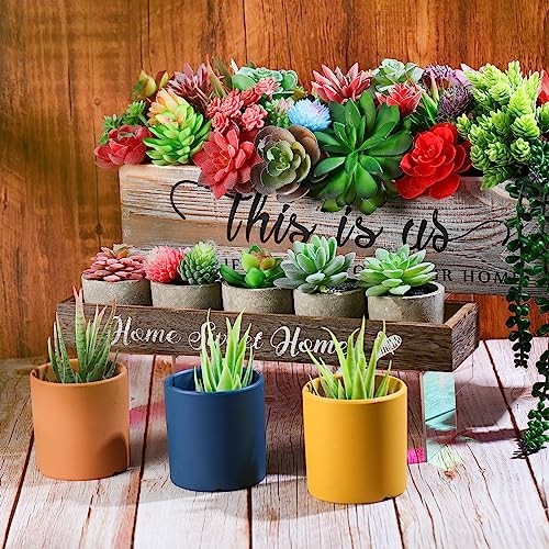 100 Pieces Succulents Plants Artificial Fake Succulents Bulk Cute Style gallery
