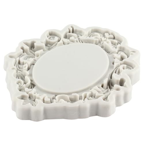 Baroque Photo Frame Fondant Molds Picture Frames Silicone Mold Vintage Style A gallery