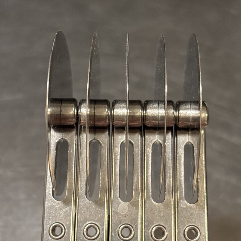 Stainless Steel Dough Divider 5-Wheel Adjustable 2 1/8” Wheels Pastry Cutter gallery