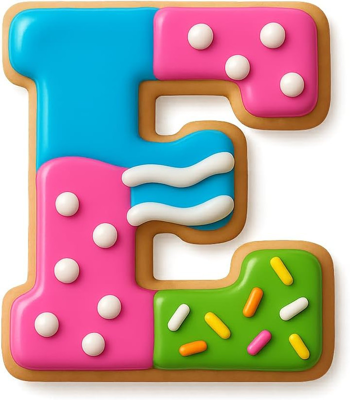 4 inches Varsity Letters Cookie Cutters (E) gallery