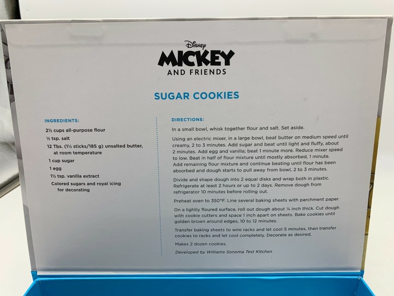 Williams Sonoma Mickey and Friends Cookie Baking Kit 21 Pieces #7369F gallery
