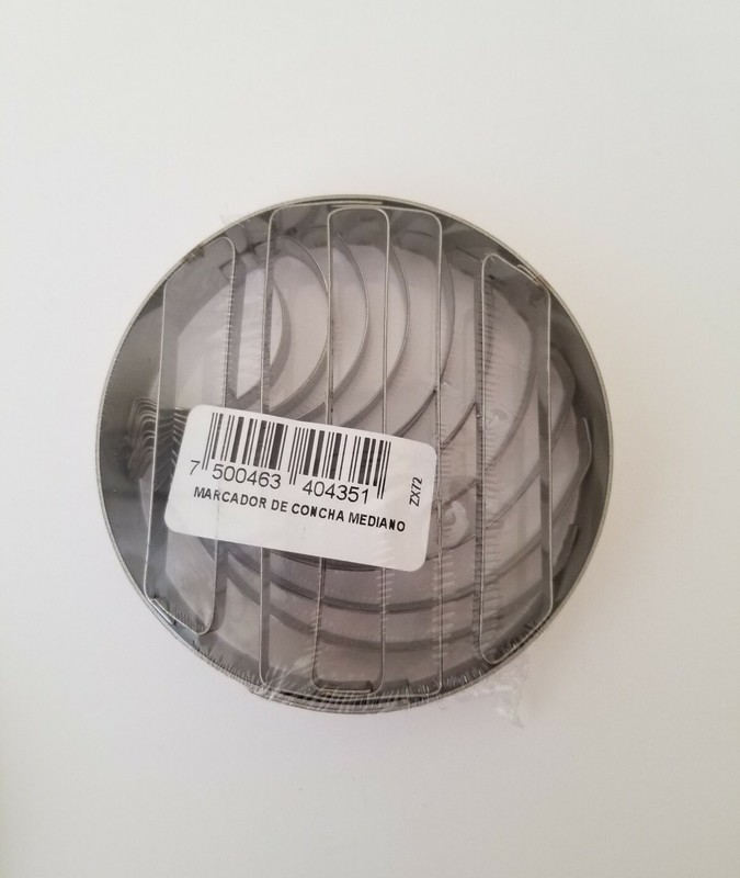 Concha cutter stamper for pan dulce 4" in diameter stainless steel New ship free gallery