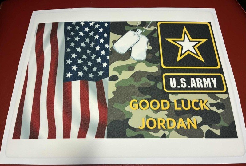 US Army Edible Cake Topper Decoration gallery