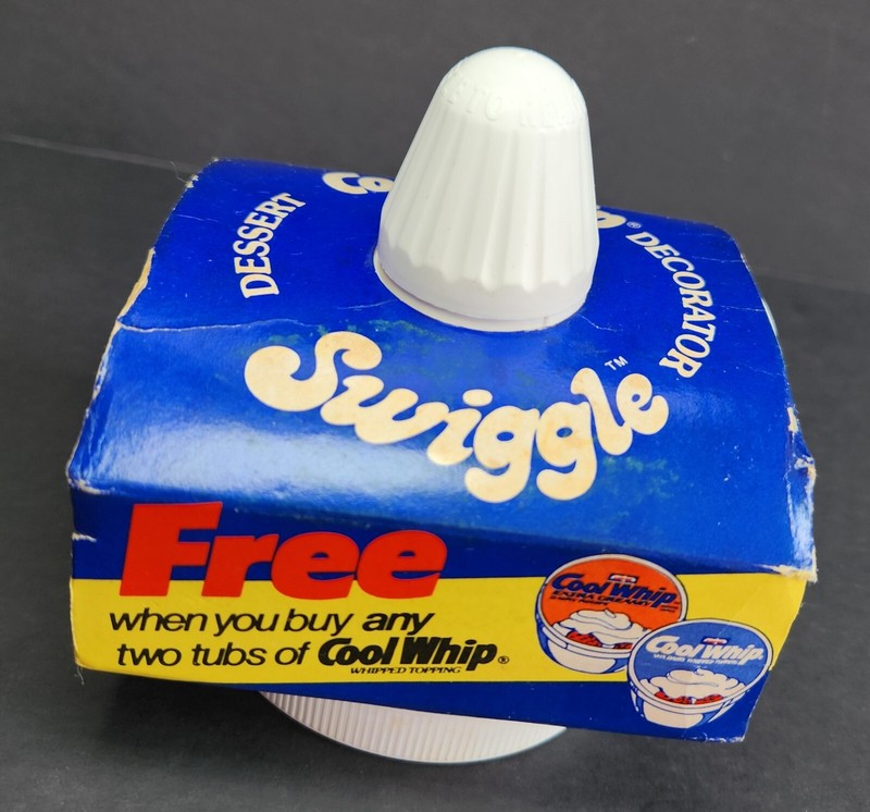 NOS 1983 Cool Whip Swiggle Dessert Decorator General Mills Promo Holiday Vtg