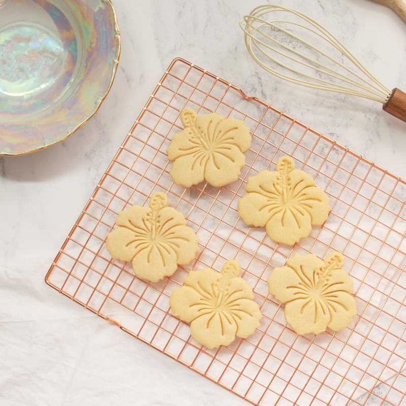 Hibiscus Cookie Cutter - flower floral garden tropical flora hawaii luau bridal gallery