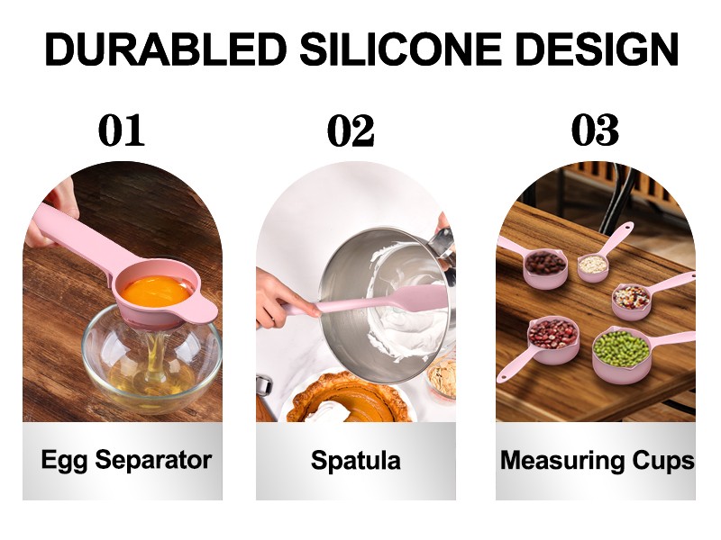 22-Piece Silicone Cooking Utensils Set, Heat Resistant & gallery
