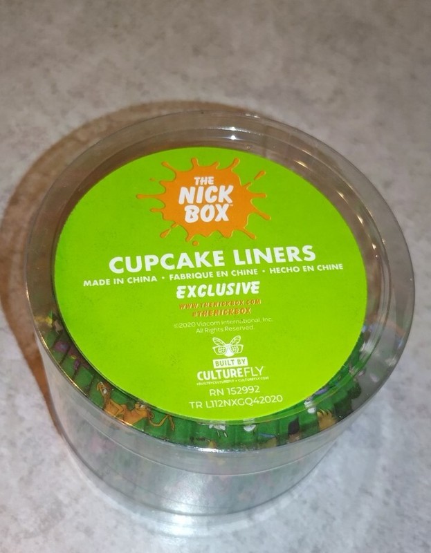 New Nickelodeon Cupcake Liners Nick Box Exclusive Winter 2020 CultureFly