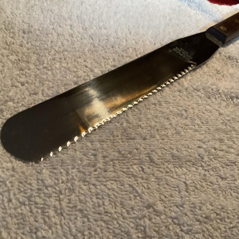 Cake Icing Spatula Cake Slicer 10” Flexible Stainless Steel Blade CAPCO Japan gallery