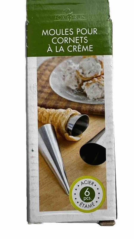 CREAM HORN MOLDS from Fox Run, Pack of 6