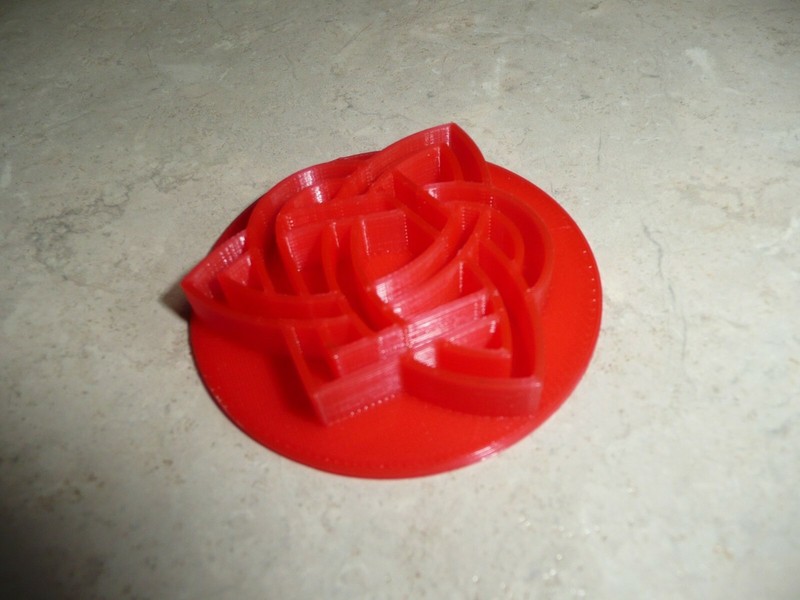 LOVE HEART CELTIC KNOT COOKIE STAMP EMBOSSER MADE IN USA PR4451 gallery