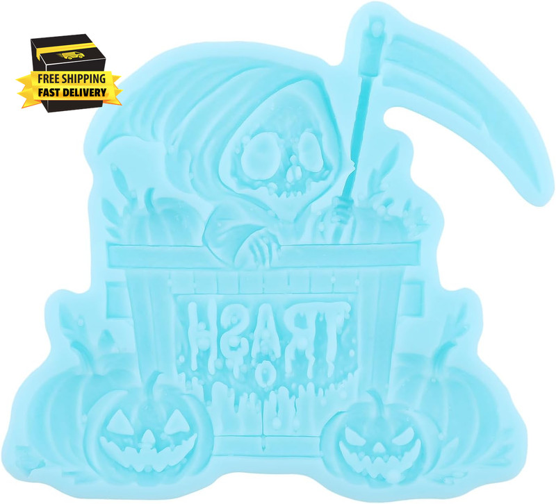 Halloween Ghost Fondant Mold Pumpkin Silicone Molds for Cake Decorating Cupcake gallery