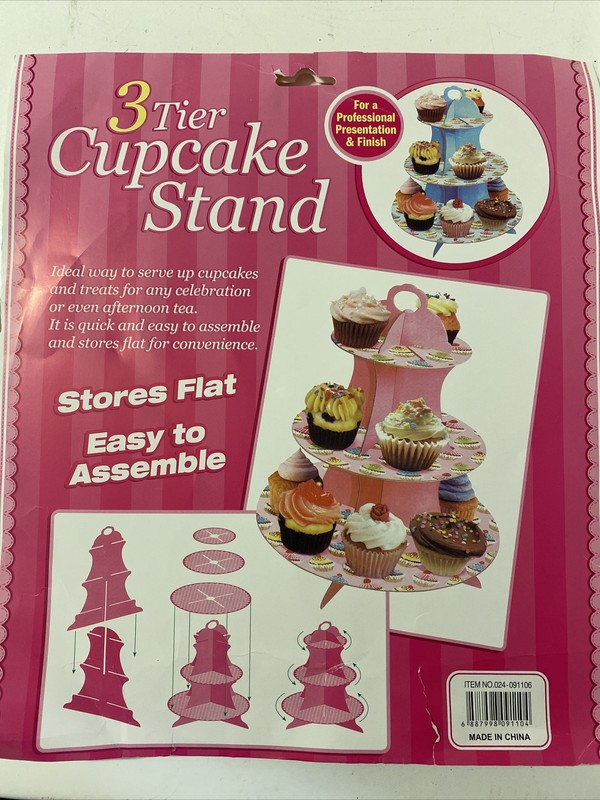 Paw Patrol Cardboard 3 Tier 24 Cupcake Treat Stand Birthday Topper Nickelodeon gallery