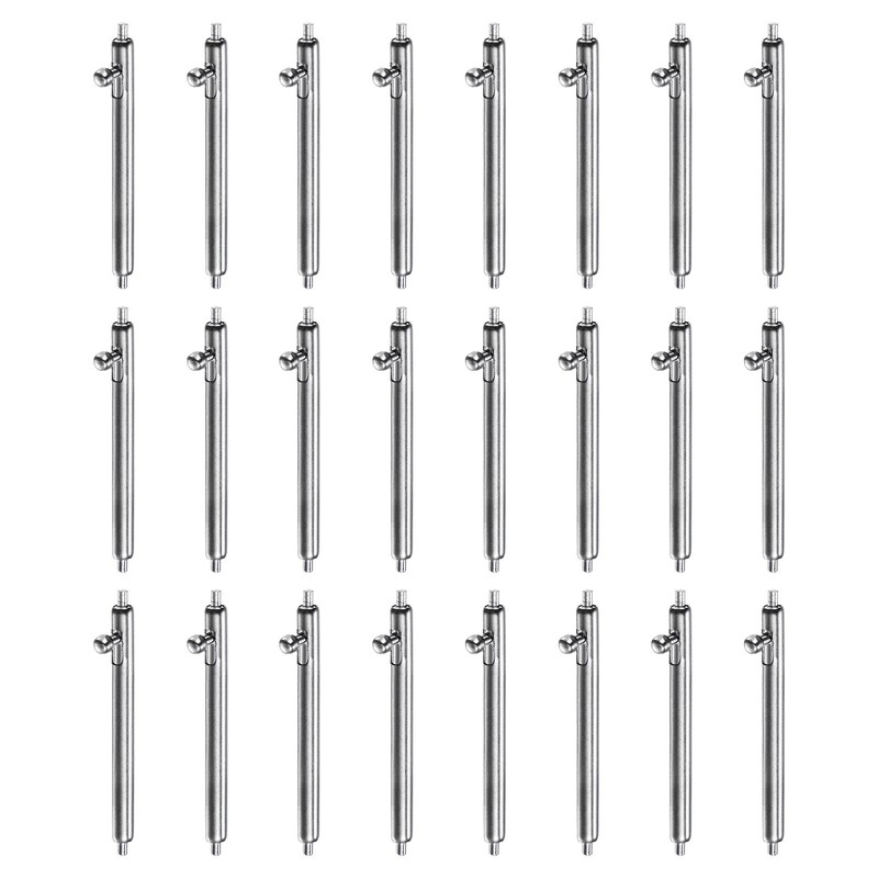 24pcs quick bars 19mm 1.8mm stainless steel for watches