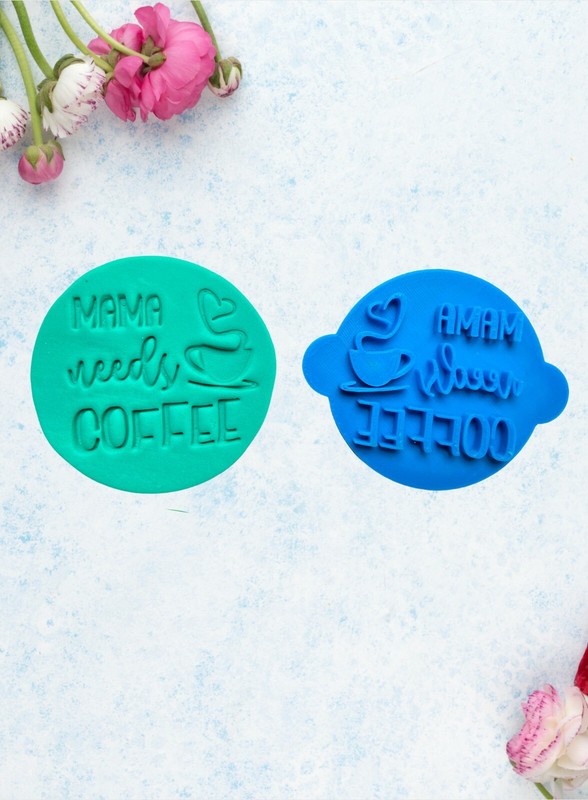 Mother’s Day cookie stamp fondant embosser clay tool funny sweet Wine Fbomb love