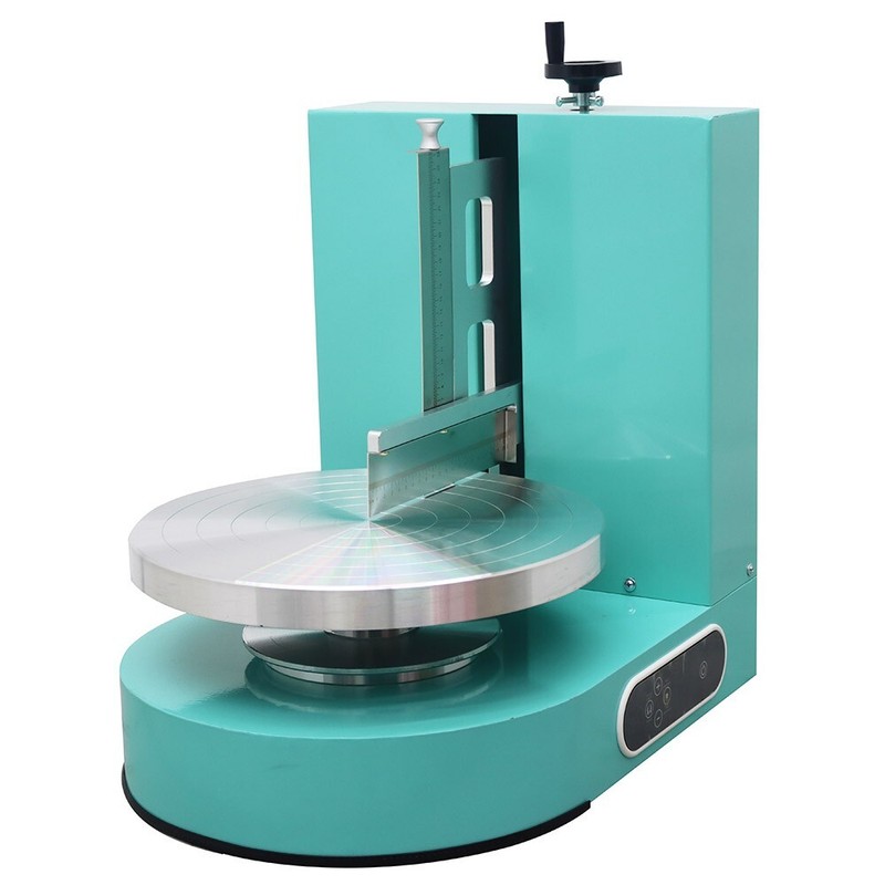 110V Electric Cake Cream Spreading Coating Smearing Machine 4-12" Green Color gallery