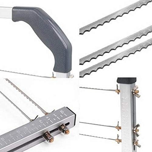 Adjustable Cake Leveler with 3 Stainless Steel Blades - DIY Layer Cake Slicer To gallery