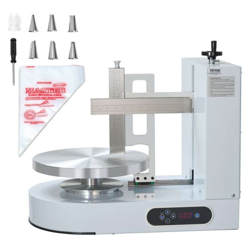 Advanced Cake Icing System 6-14 Inch Fit One Button Operation