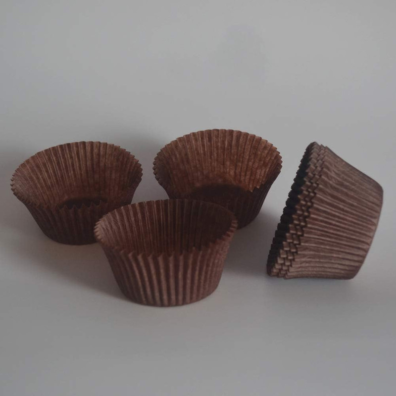 Coffee Cupcake Liners Greaseproof Paper Standard Baking Cups for Party and More, gallery