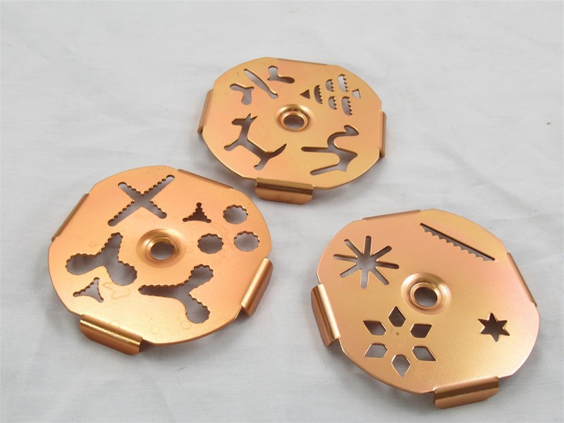 Vintage MIRRO DIAL-A- Cookie Press replacement 3 Disc model M-0357-22 gallery