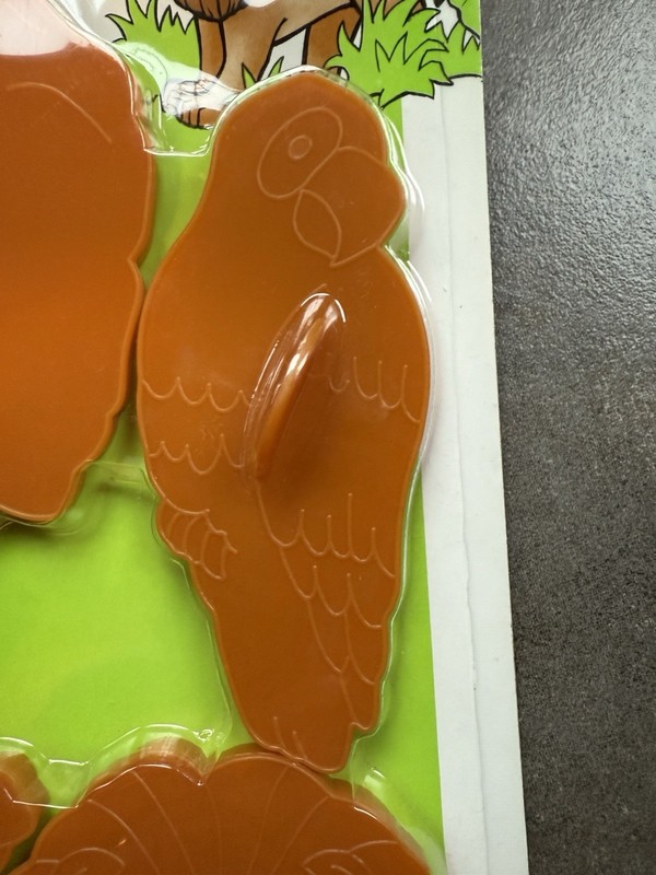 Vintage 1994 Wilton Jungle Animal Cookie Cutters NWT Lion Parrot Elephant Baking gallery