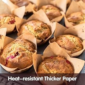 200pcs White Tulip Cupcake Liners for Baking Cups European gallery