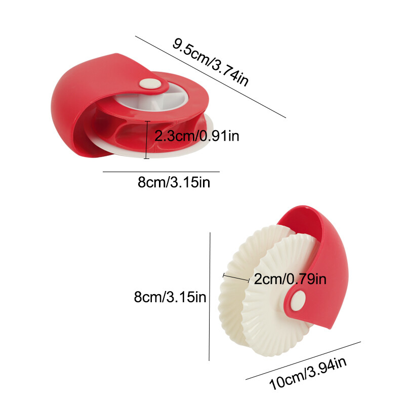 Plastic Pizza Pastry Lattice Cutter Pastry Pie Cutter Wheel Roller Kitchen Tool gallery