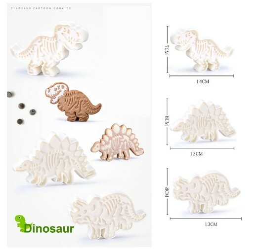 + STAMPO BISCOTTI DINOSAURI CIOCCOLATO CARAMELLE TORTA RESINA GESSO BISCOTTI gallery