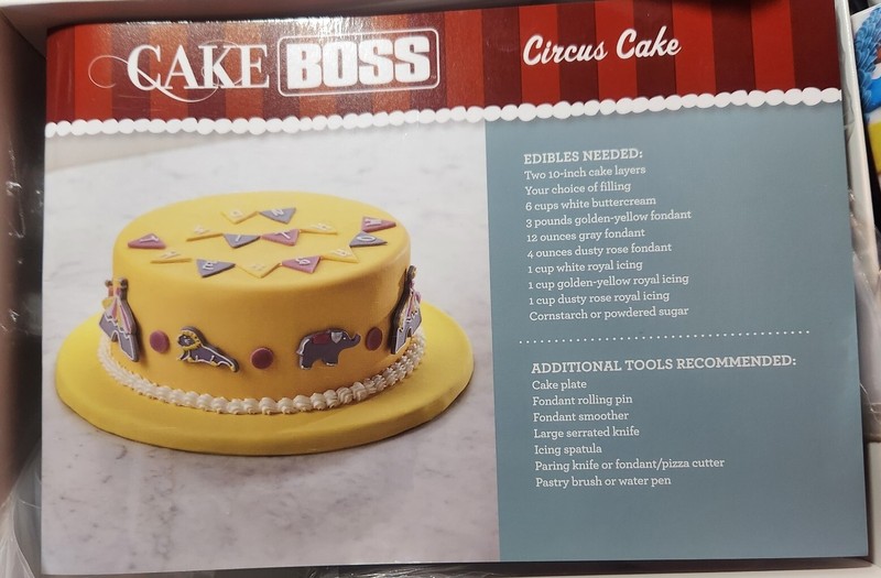 Cake Boss CIRCUS Cake Kit 24 Pc Decorating TLC Birthday Fondant Cookies Cupcakes gallery