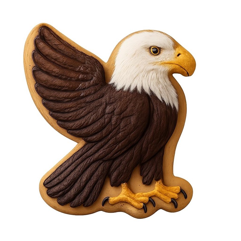 Majestic Eagle 412 Cookie Cutter - 4x3.2" Premium Baking Design gallery