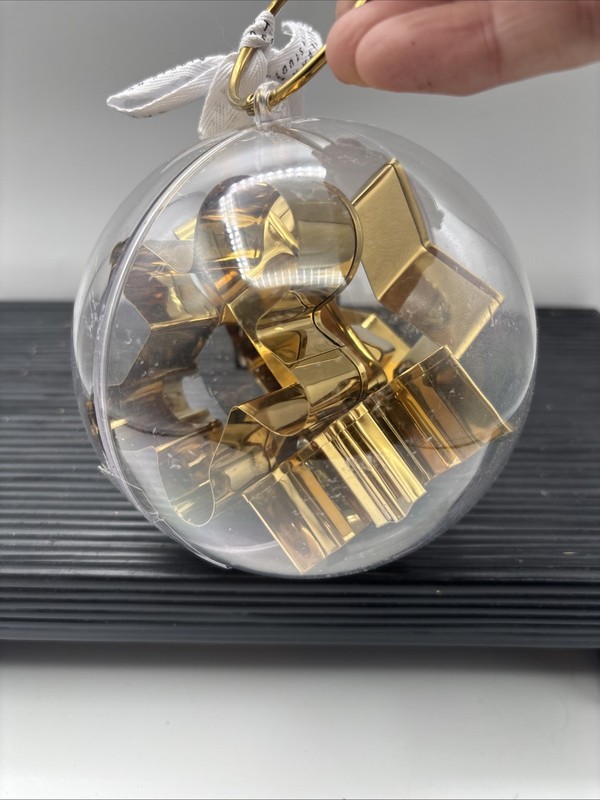 Holiday Cookie Cutters, 3-inch, Set of 5 Asst, in a Clear Acrylic Ball Ornament gallery