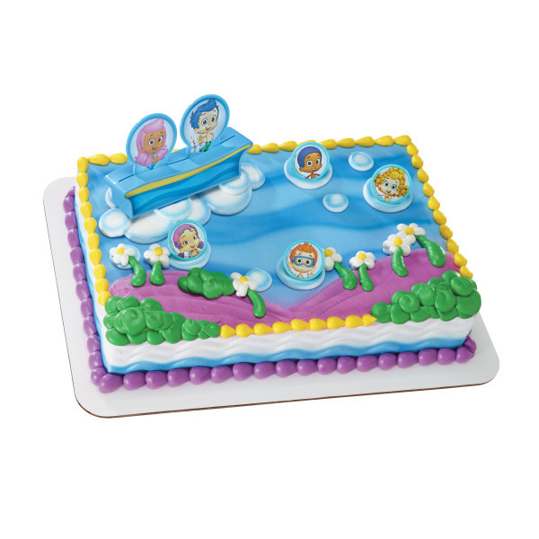 1 Bubble Guppies Gil Molly & Gang Decoset Kid Bday Party Cake Topper Decoration gallery