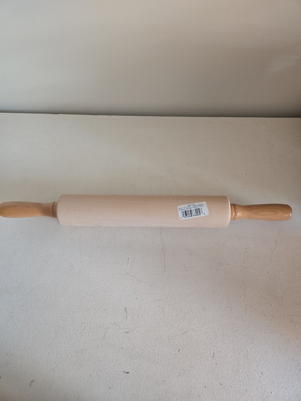 J.K. Adams Co. Wooden Rolling Pin 12″ X 2-3/8″ GRP-4 USA New