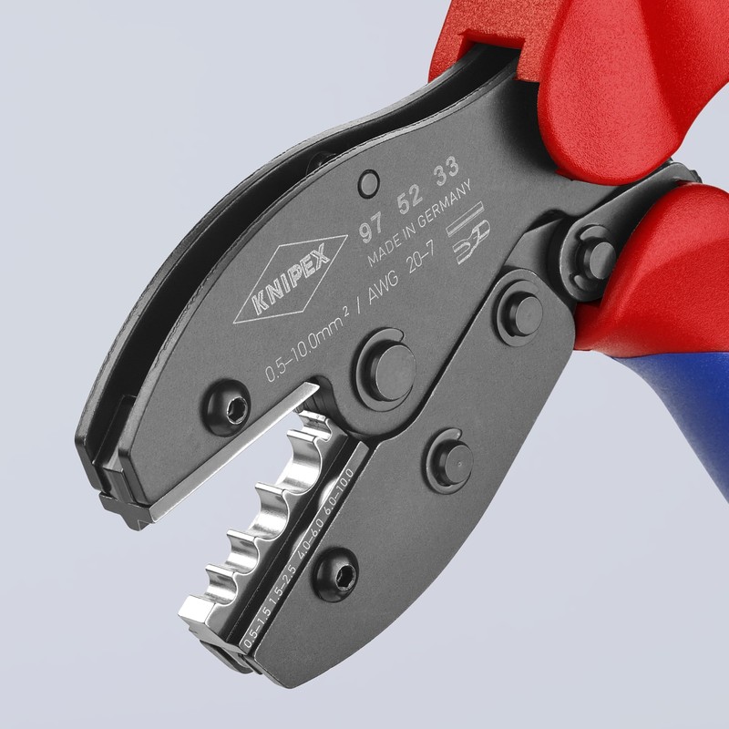 KNIPEX 20-7 AWG Knipex PreciForce Crimping Pliers Plastic Grips 975233 gallery