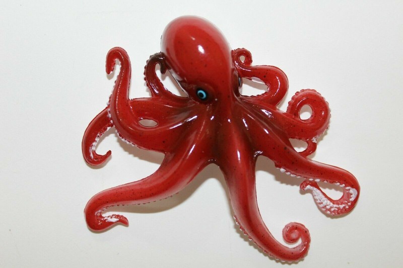 Girls Under The Sea Cake Toppers Keepsakes 3-D Octopus Figures, 4", O1s O6s gallery