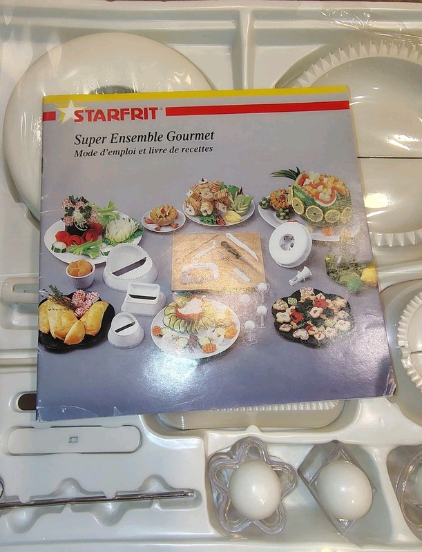 New Starfrit Super Gourmet Food Decorating Kit Ensemble Slicer kitchen gadgets gallery