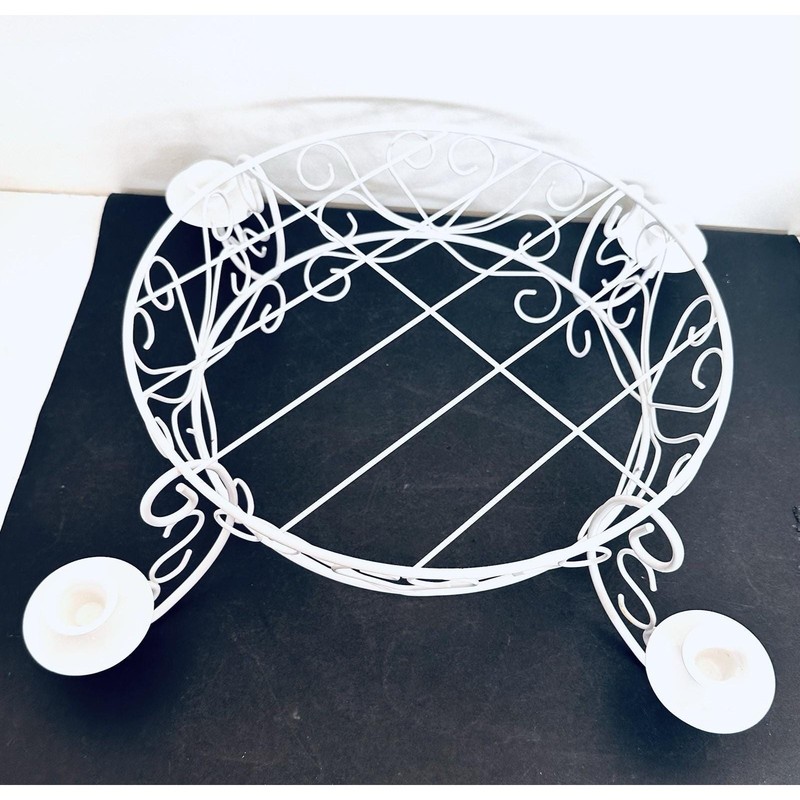 Vintage wilton candlelight wedding cake stand original box_ pre-owned gallery