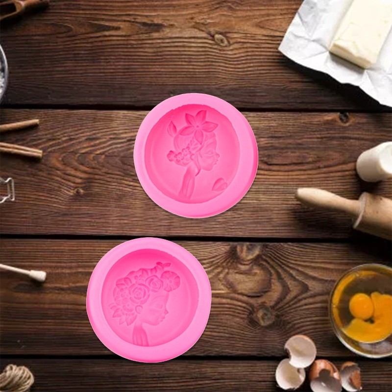 3D Fondant Mold Little Girl Shaped Chocolate Mold Professional Baking Tools gallery