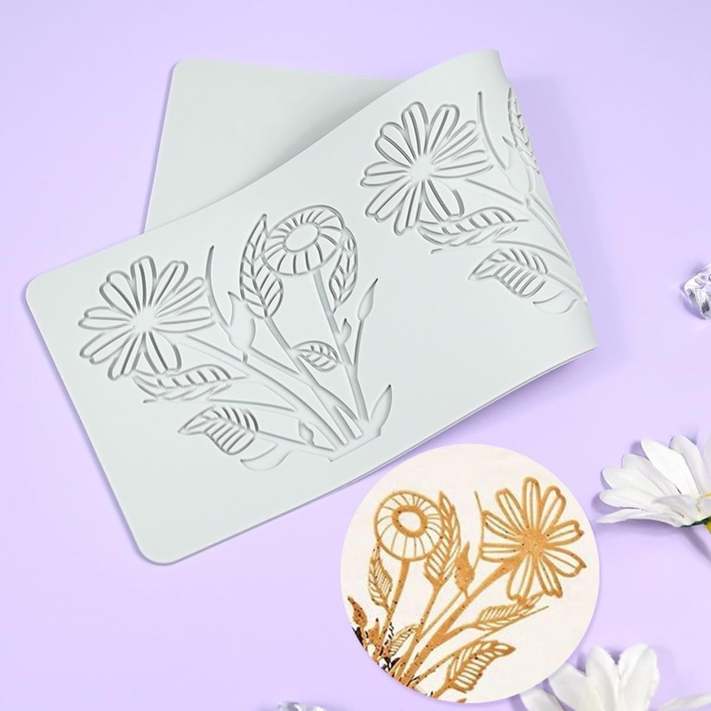 Flower Silicone Cake Lace Mold Cake Decorating Tool Border Decoration Lace Mo…