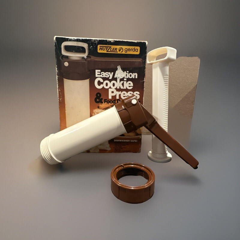 Vintage Cookie Press Hutzler-Gerda 1983 Food Decorator, West Germany 695 gallery