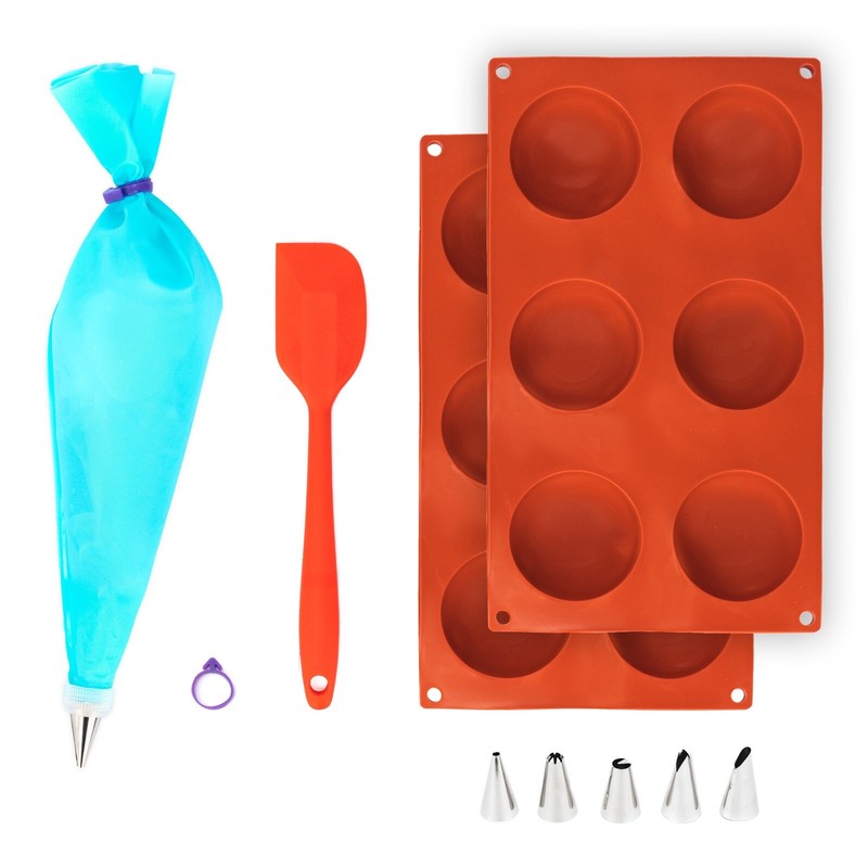 Chocolate Bomb Mold Set, 2 Chocolate Bomb Molds