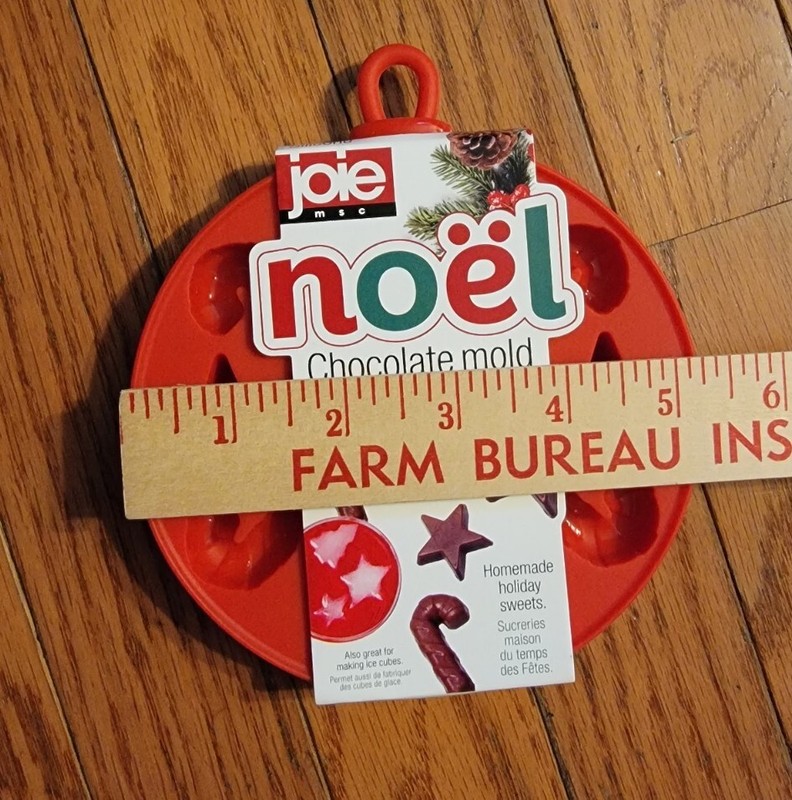NEW Joie Noel Christmas Holiday Tree Star Ice Candy Cane Chocolate Silicone Mold gallery